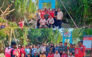 Babinsa Koramil 03/Kotaagung Ucapkan Syukur Usai Perbaikan Jembatan Selesai