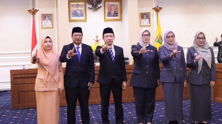 Gubernur Lantik Dua Pejabat Pimpinan Tinggi Pratama di Lingkungan Pemprov Lampung