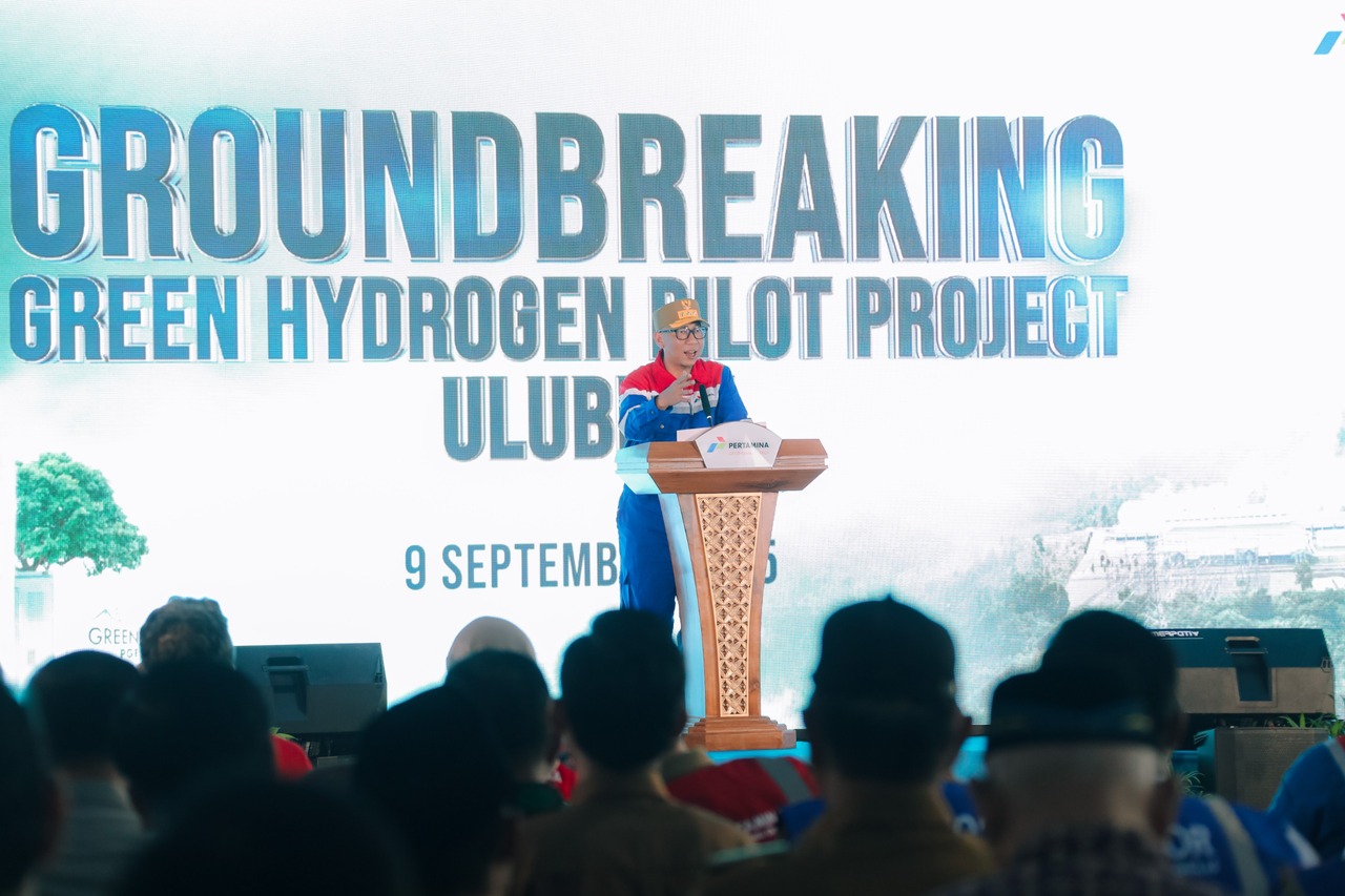 Ground Breaking Pembangunan Pabrik Percontohan Green Hydrogen Project Pertamina Geothermal Energy Digelar di Ulubelu Tanggamus