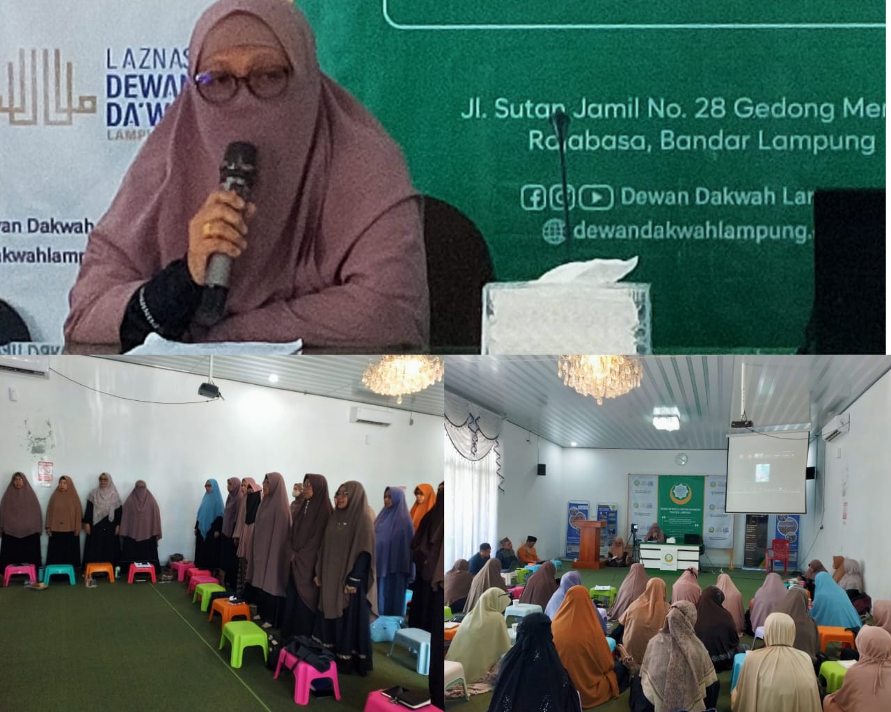 Hj. Sri Seneng Kembali Nahkodai Muslimat Dewan Da’wah Lampung, Targetkan 1.000 Tholibah dan 100 Ustadzah Mumpuni