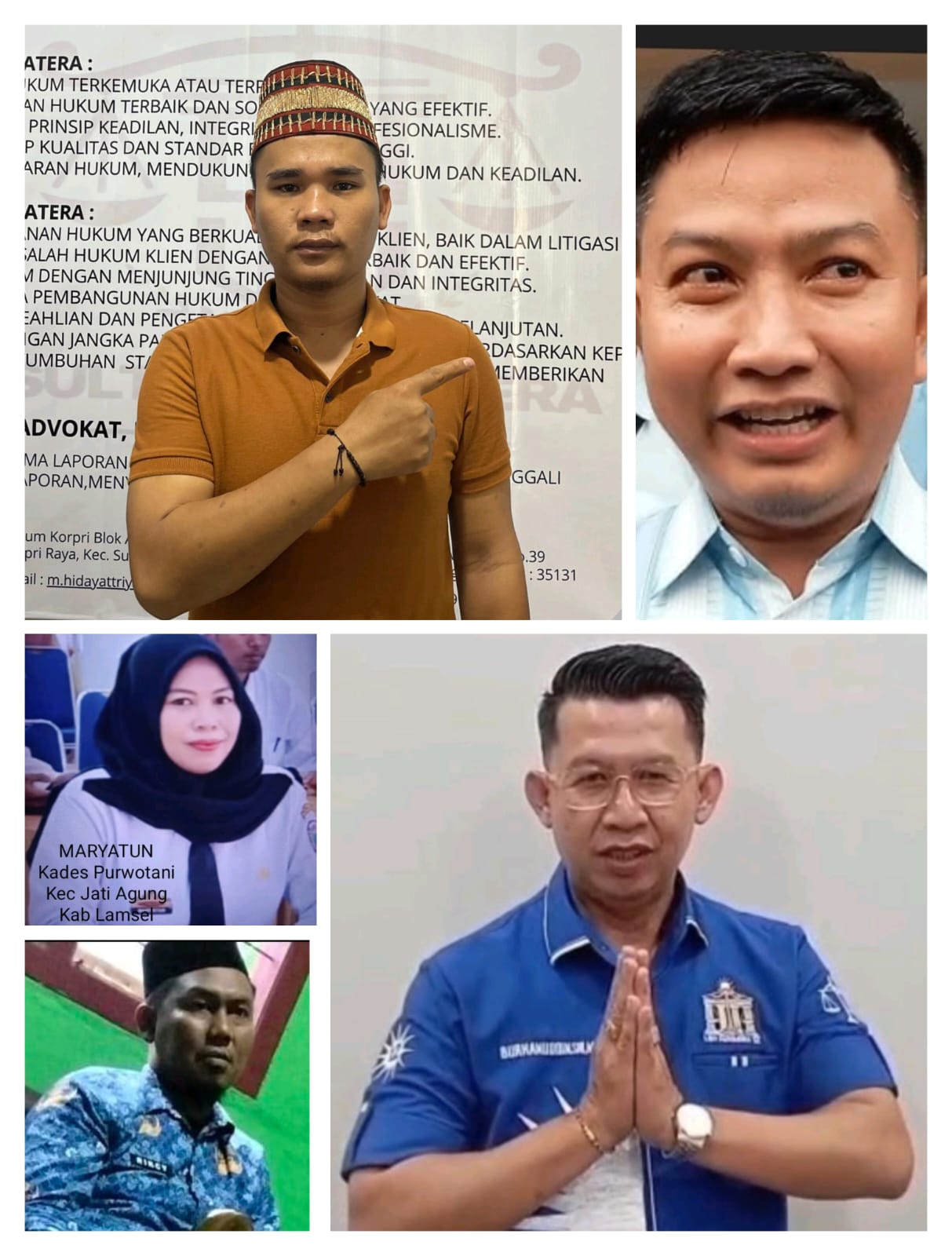 Camat Jati Agung Merasa KEBAL HUKUM, Dugaan Makan Uang Tower, Aparatur Desa Pakai LBH