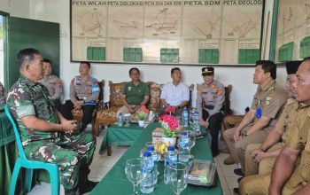 Lima Koramil Serentak Didatangi Polsek Jajaran Polres Tanggamus, Wujud Soliditas TNI–Polri di HUT ke-80 TNI