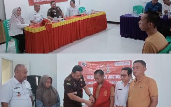Kejari Tanggamus Melaksanakan Pelepasan Terhadap Penghentian Penuntutan Berdasarkan Keadilan Restorative Justice