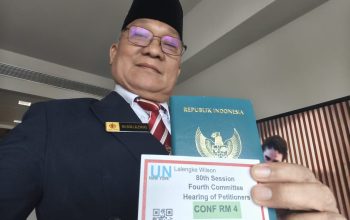 Wilson Lalengke Ambil Kartu Pass Masuk Gedung PBB, Siap Berpidato di Forum Internasional