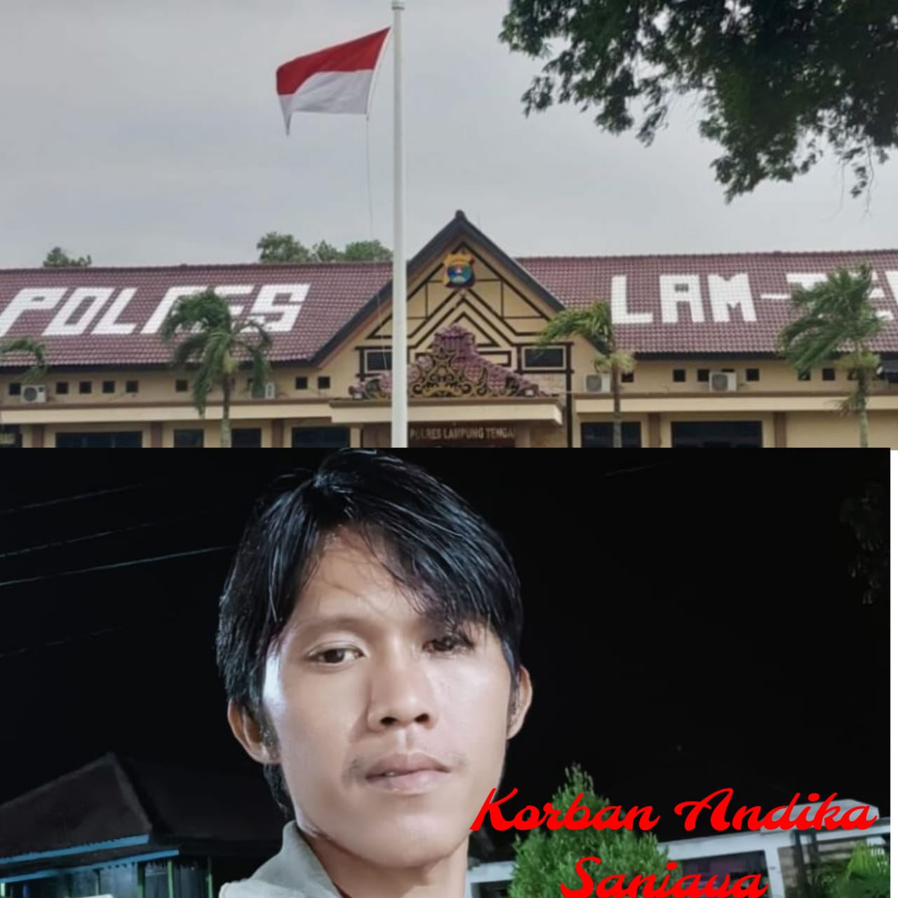Keluarga Korban Pembunuhan Andika Sanjaya Datangi Polres Lampung Tengah, Pertanyakan Proses Hukum
