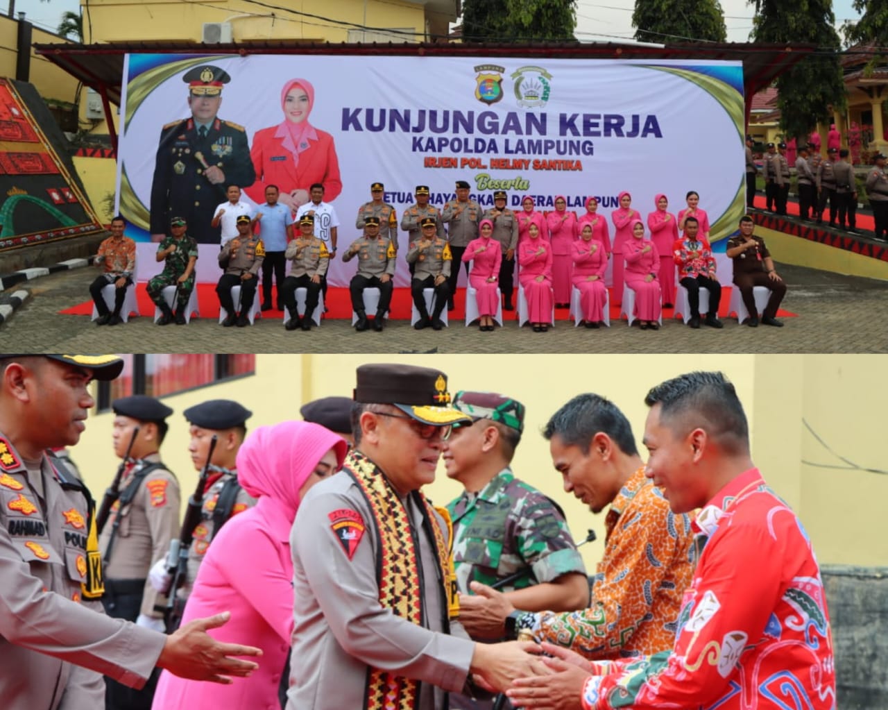 Kapolda Lampung Lakukan Kunjungan Kerja ke Polres Tanggamus