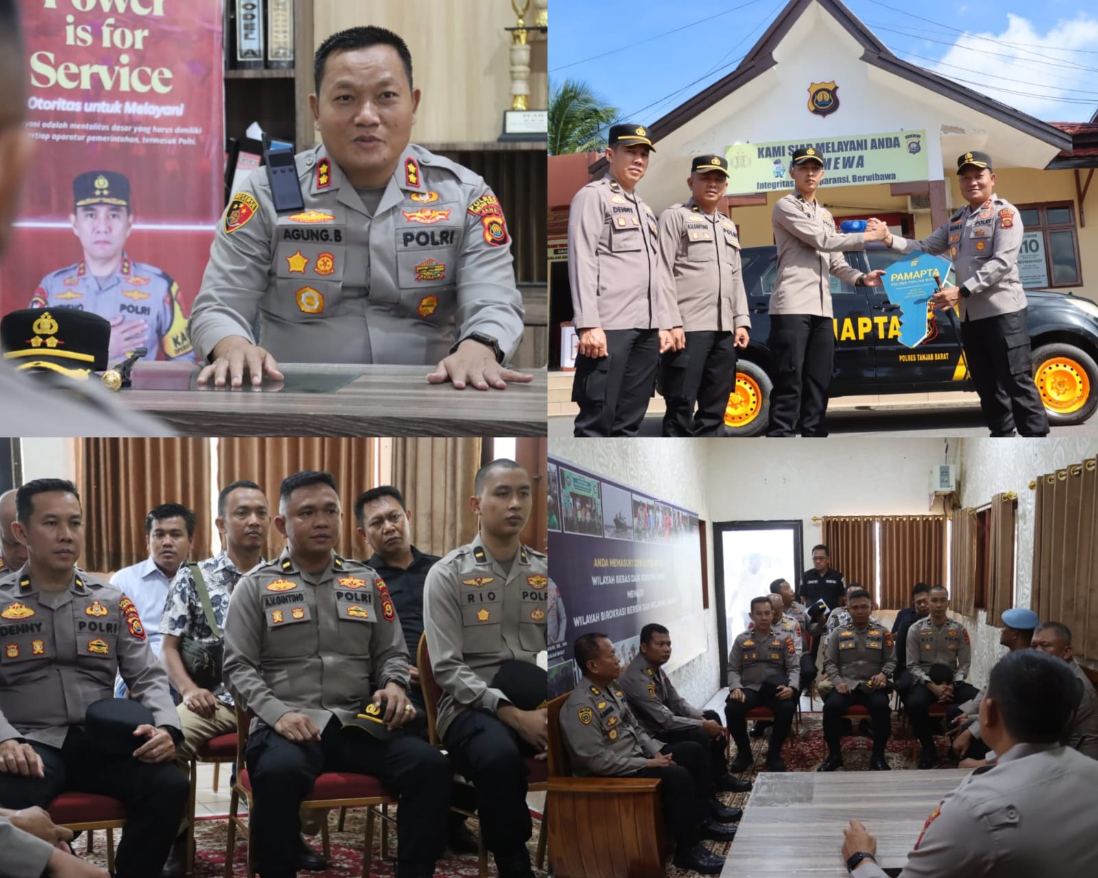Transformasi Pelayanan, Kapolres Tanjab Barat Perkuat Kompetensi Perwira SPKT dengan Nomenklatur Baru Pamapta