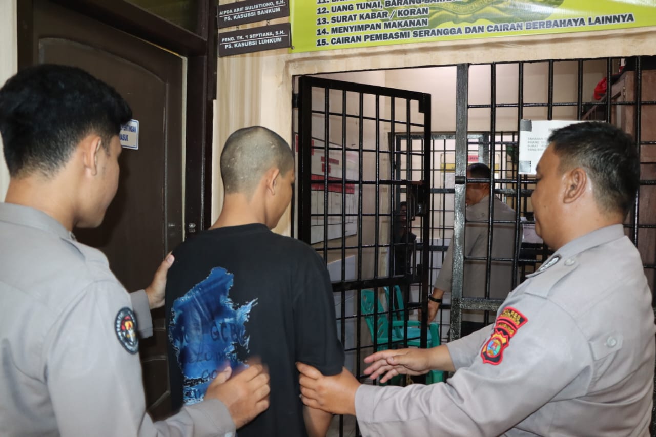 Tekab 308 Presisi Polres Tanggamus Amankan Pemuda Pelaku Percobaan Pencurian di Limau