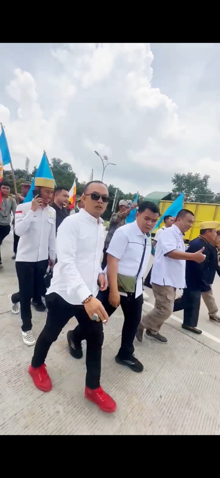 Sekjen Laskar Lampung Panji Padang Ratu DKK Melaporkan Kepala Kesbangpol Mesuji Terkait “Lampung Tidak Ada Tanah Adat”