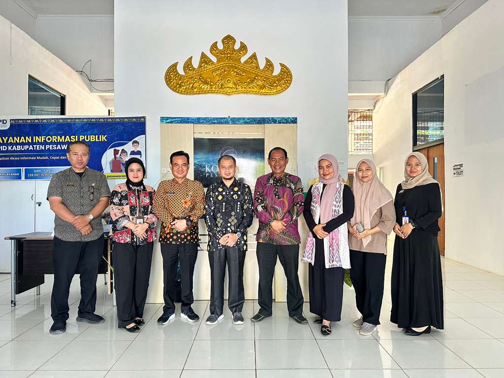 Perkuat Sinergi Informasi Publik, Diskominfotiksan Pesawaran Terima Kunjungan Audiensi Diskominfo Pringsewu