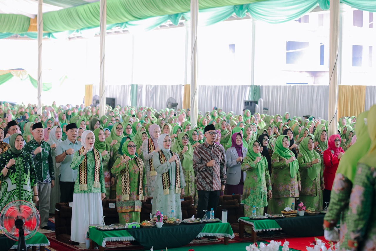 Pengukuhan Kepengurusan Muslimat NU Lampung 2025–2030, Momentum Perkuat Peran Perempuan dalam Pembangunan Daerah