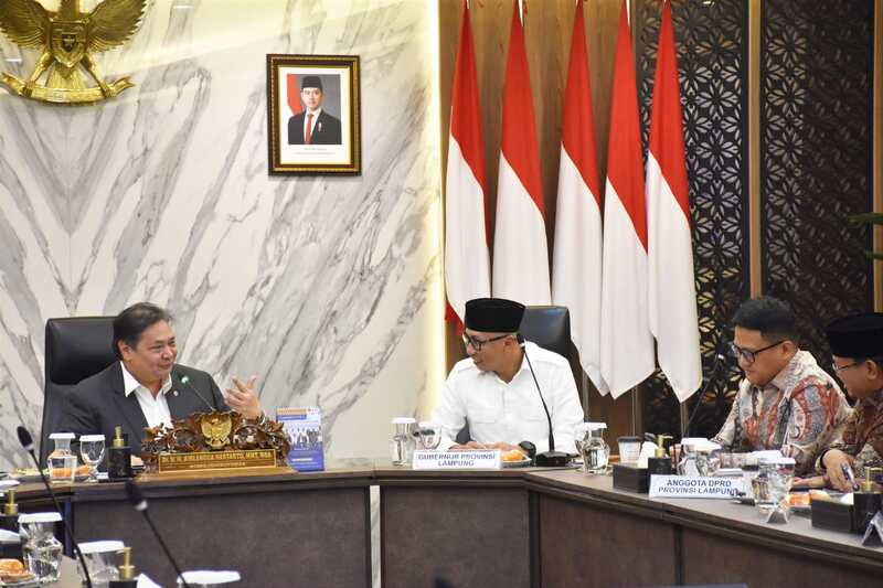 Terus Perjuangkan Nasib Petani Singkong, Gubernur Mirza Temui Menko Airlangga Hartarto