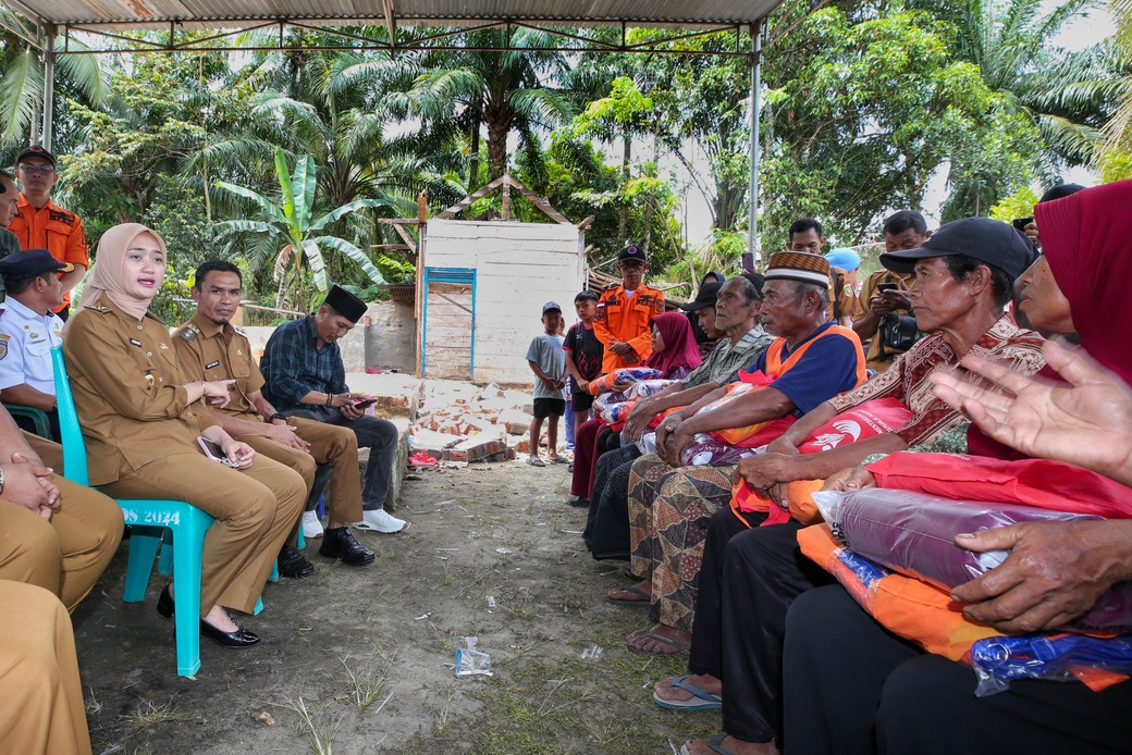 Pemprov Lampung Salurkan Bantuan dan Dukungan Moril bagi Warga Terdampak Gempa