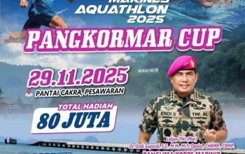 Ajang Olahraga Seru Marines Aquathlon 2025 Pangkormar Cup