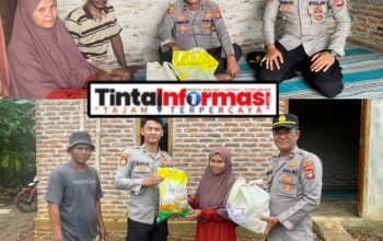 Bentuk Kepedulian Polri Kepada Masyarakat Polsek Anak Ratu Aji Berikan Bantuan Kepada Warga Terdampak Musibah Bencana Alam
