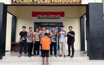 Tekab 308 Presisi Polsek Pulau Panggung Ringkus Pelaku Curat yang Foya-foya Pakai Uang Curian
