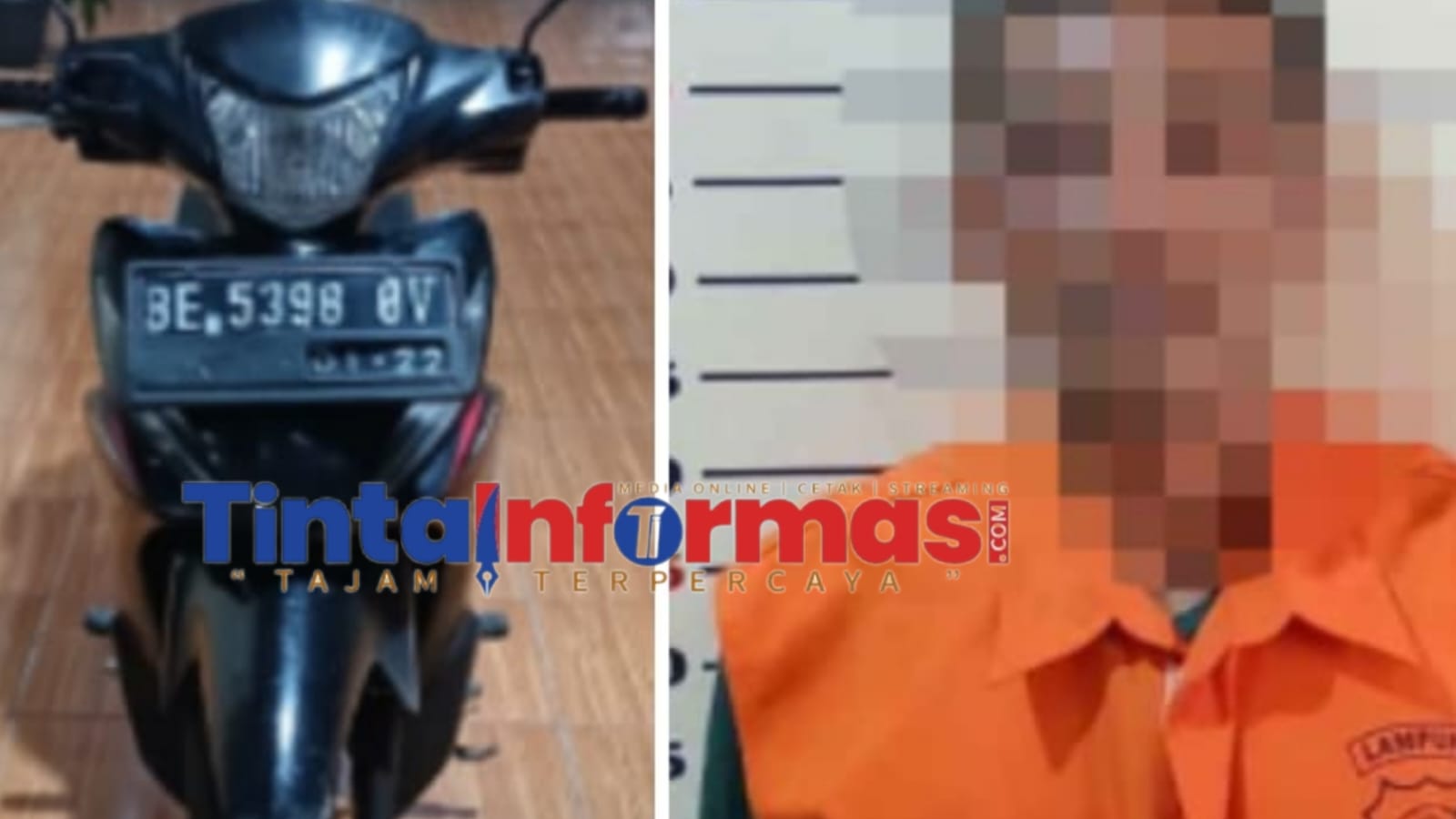 Polsek Kalianda Tangkap Pelaku Percobaan Pencurian Motor di Negeri Pandan