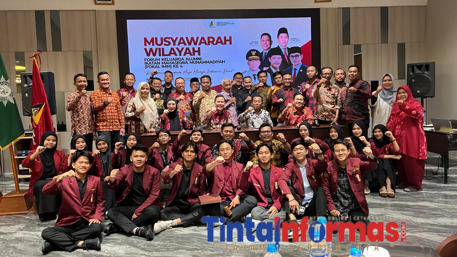 Edi Agus Yanto, Candrawansah dan Asri Kusuma Ningrum KSB Fokal IMM Lampung Terpilih