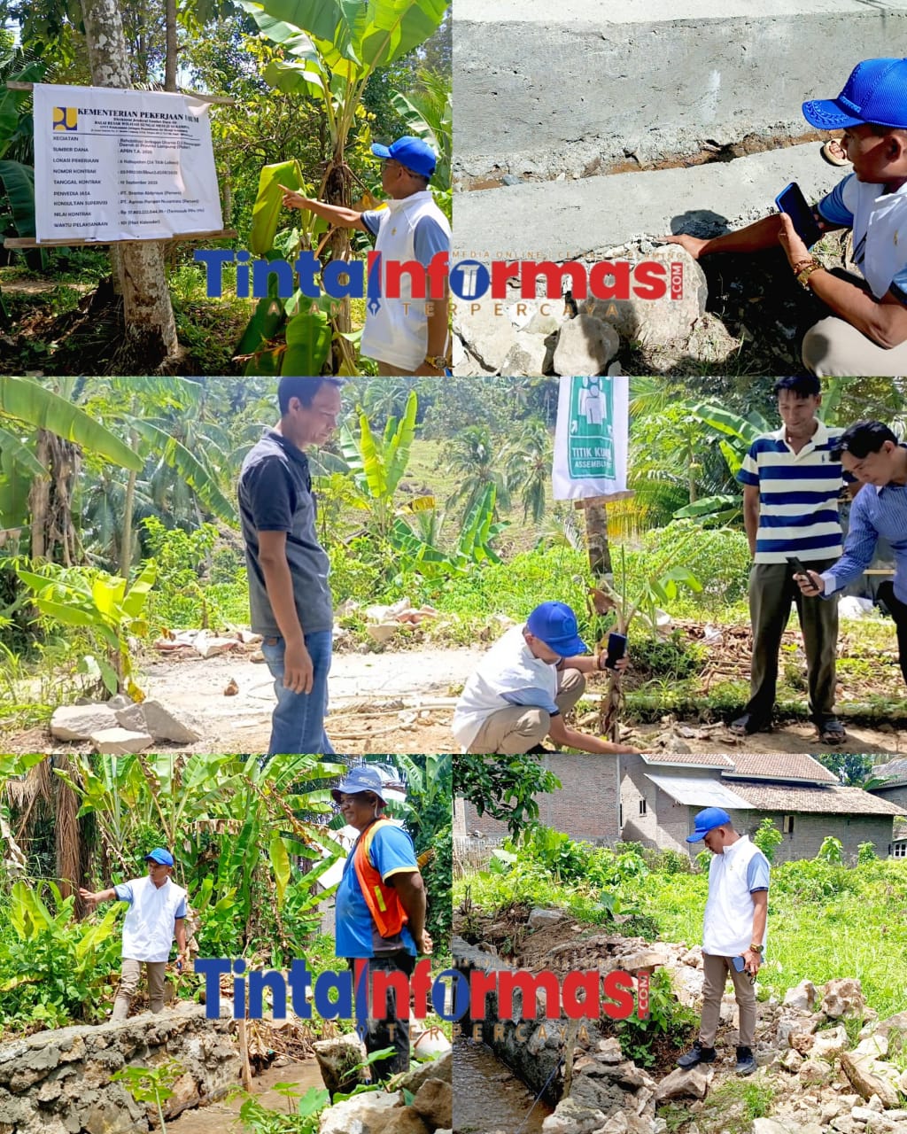 Gawat Jadi Viral Proyek Jaringan Irigasi BBW SMS 37,8 Miliar Diduga Gunakan Matrial Bekas Jadi Sorotan