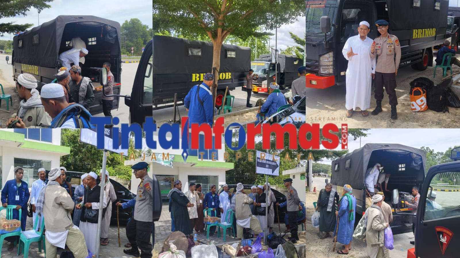 Brimob Polda Lampung Siapkan Transportasi dan Dapur Lapangan Untuk Dukungan Kegiatan Tabligh Akbar “Indonesia Berdoa”