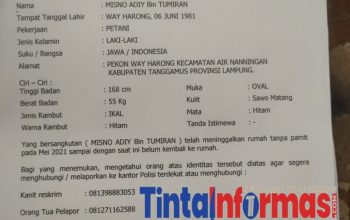 Empat Tahun Lebih Misno Menghilang, Kini Masuk Catatan Resmi Kepolisian