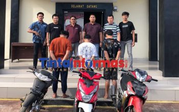 Polsek Pulau Panggung Ungkap Dua Kasus Curanmor, Tiga Tersangka Ditangkap