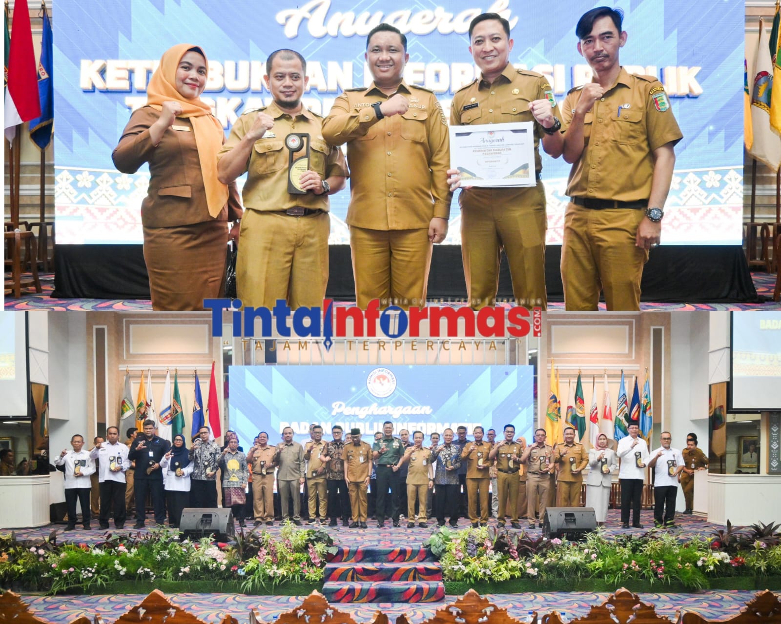 Pesawaran Pertahankan Predikat Informatif pada Anugerah Keterbukaan Informasi Publik Provinsi Lampung 2025