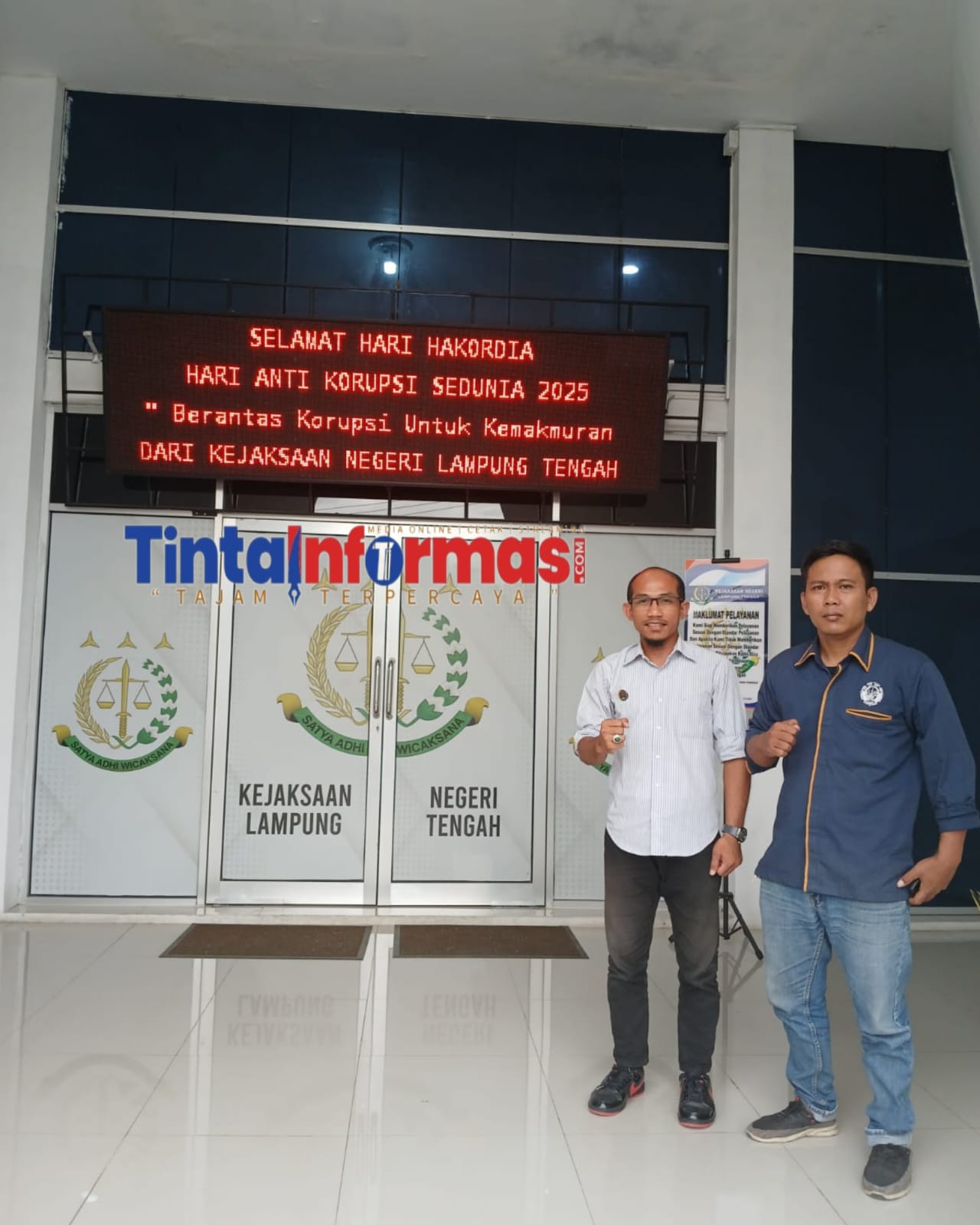 Dugaan Korupsi Dana Hibah Kesra dan Kesbangpol, DPP KAMPUD Penuhi Jadwal Wawancara Di Kejari Lampung Tengah