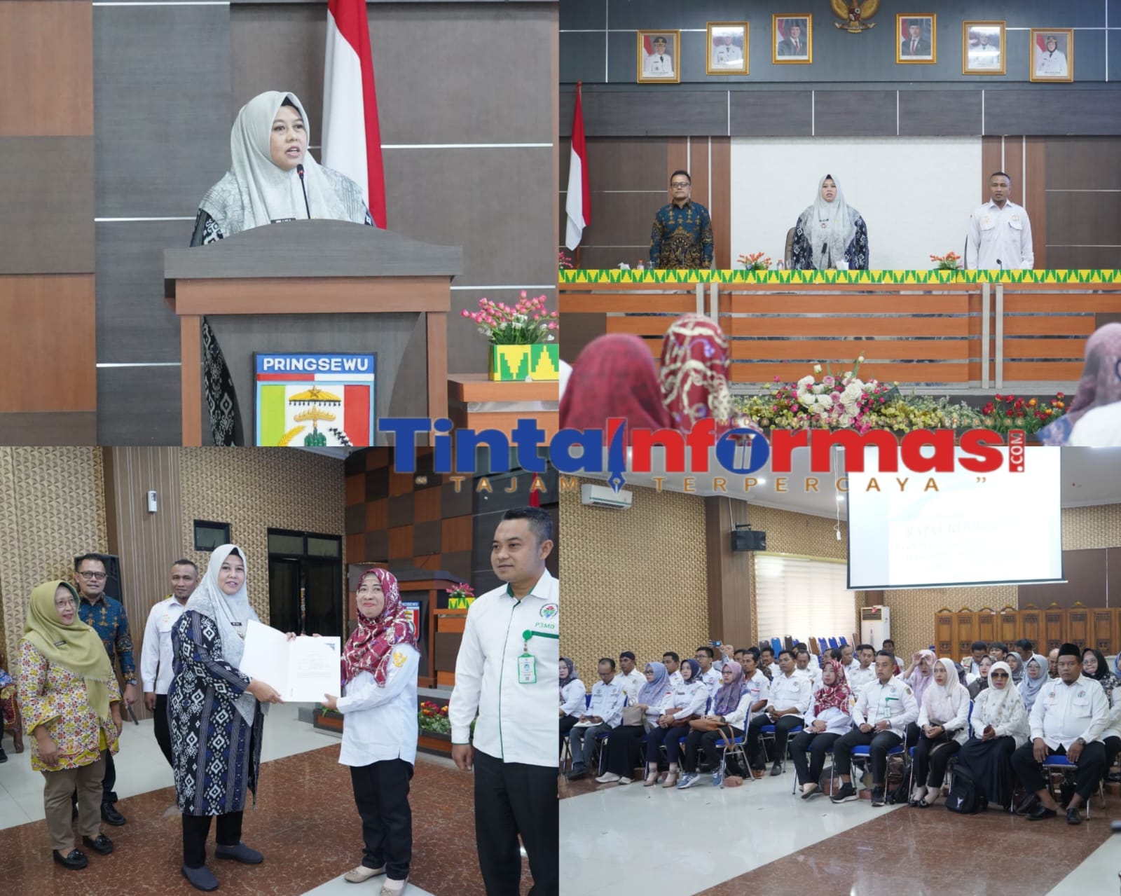 Wabup Umi Laila Buka Rakor TPP Pringsewu, Tegaskan Peran Strategis Pendamping Desa