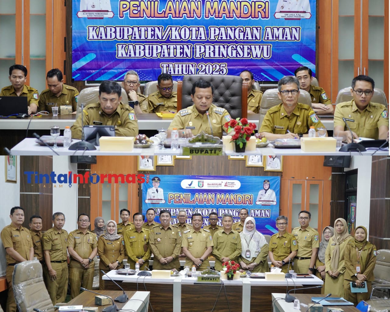 Tegaskan Keamanan Pangan, Pringsewu Ikuti Penilaian Mandiri Kabupaten/Kota Pangan Aman 2025