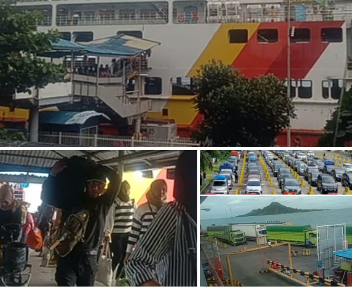 H+1 Arus Penyeberangan di Pelabuhan Bakauheni Mulai Meningkat Mencapai 12 Persen