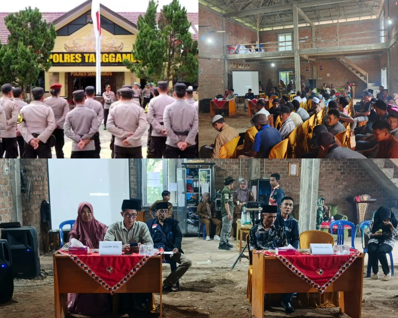 Terjunkan Personel Pengamanan Pilkakon PAW Sinar Jawa dan Tiuh Memon, Ini Pesan Kapolres Tanggamus