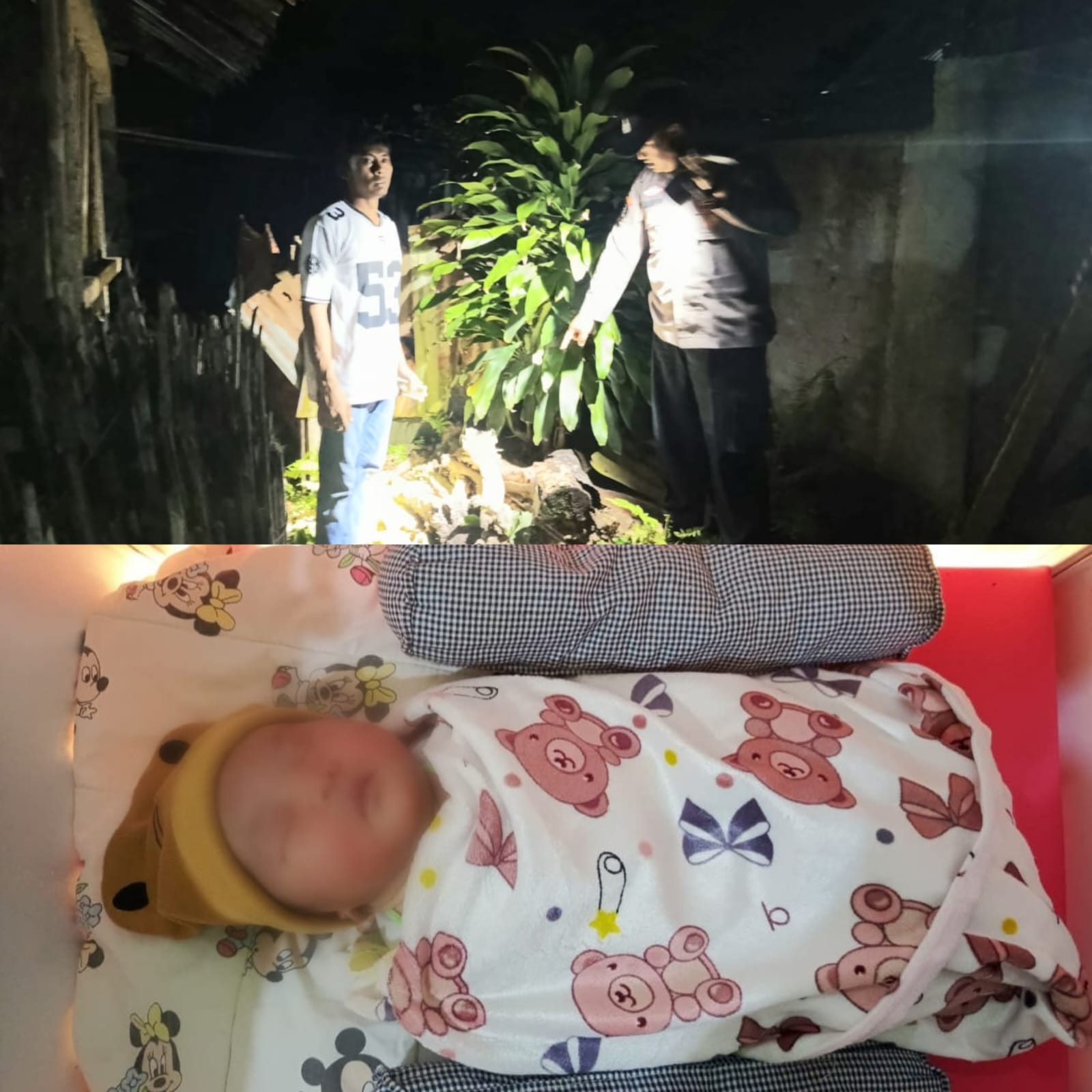 Polsek Sumberejo Identifikasi Penemuan Bayi Perempuan di Lubang Bekas Septiteng di Wonoharjo