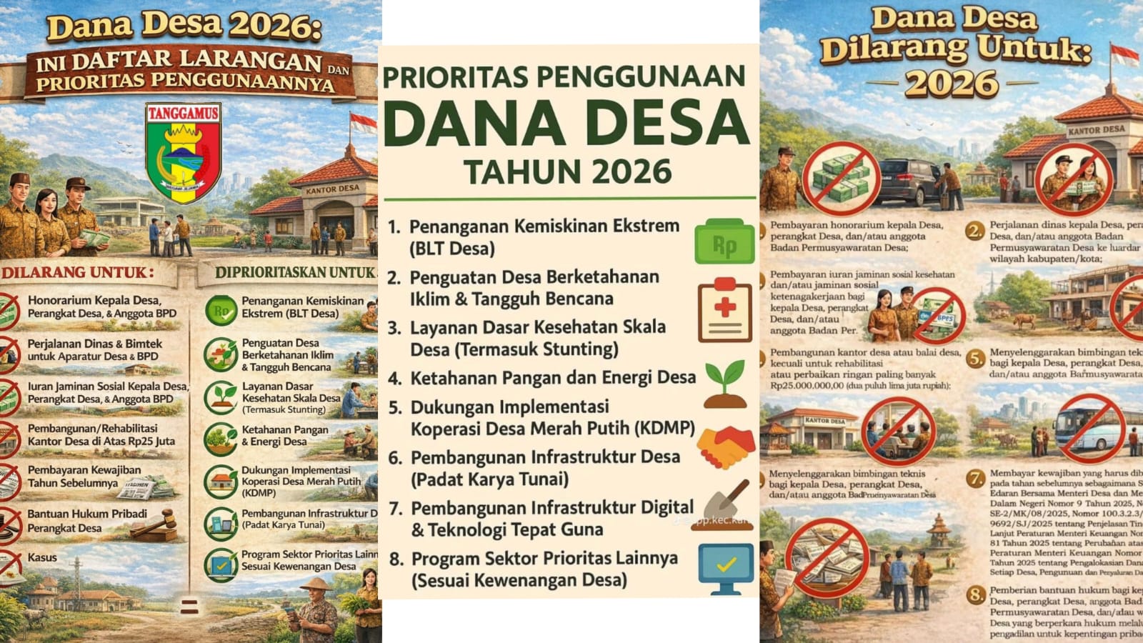 Dana Desa 2026 Diperketat, Jangan Ubah Uang Rakyat Jadi Hak Pribadi