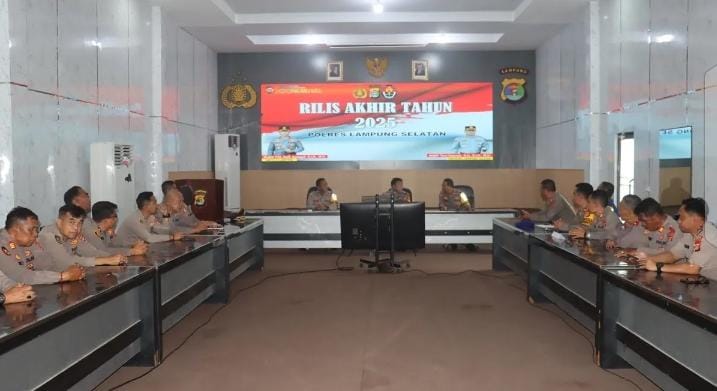 Kinerja Polres Lampung Selatan Sepanjang 2025 Dipaparkan
