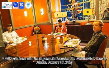 PPWI dan Dubes Aljazair Gelar Pertemuan Silaturahmi Bahas Kerja Sama Sosial Budaya