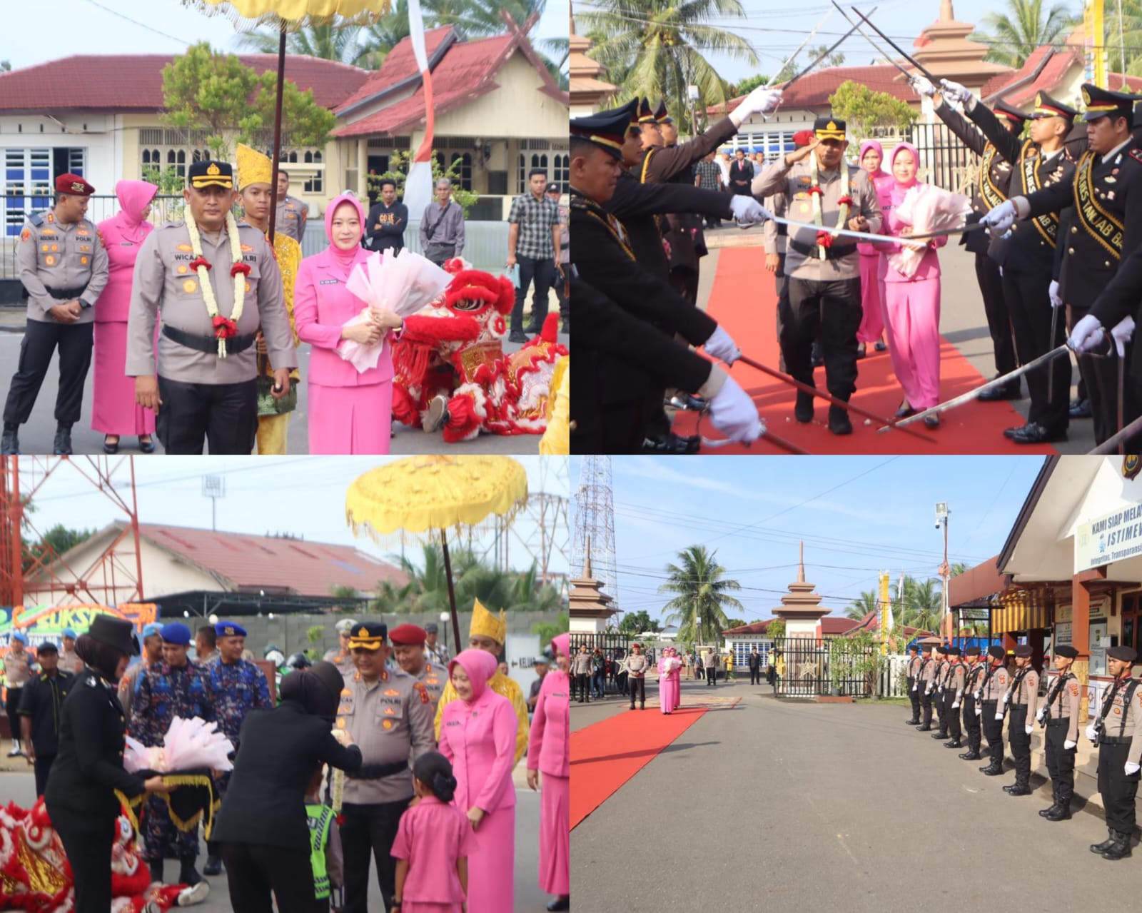 ​Kapolres Tanjab Barat Resmi Berganti, Tradisi Khidmat Warnai Sertijab di Mapolres