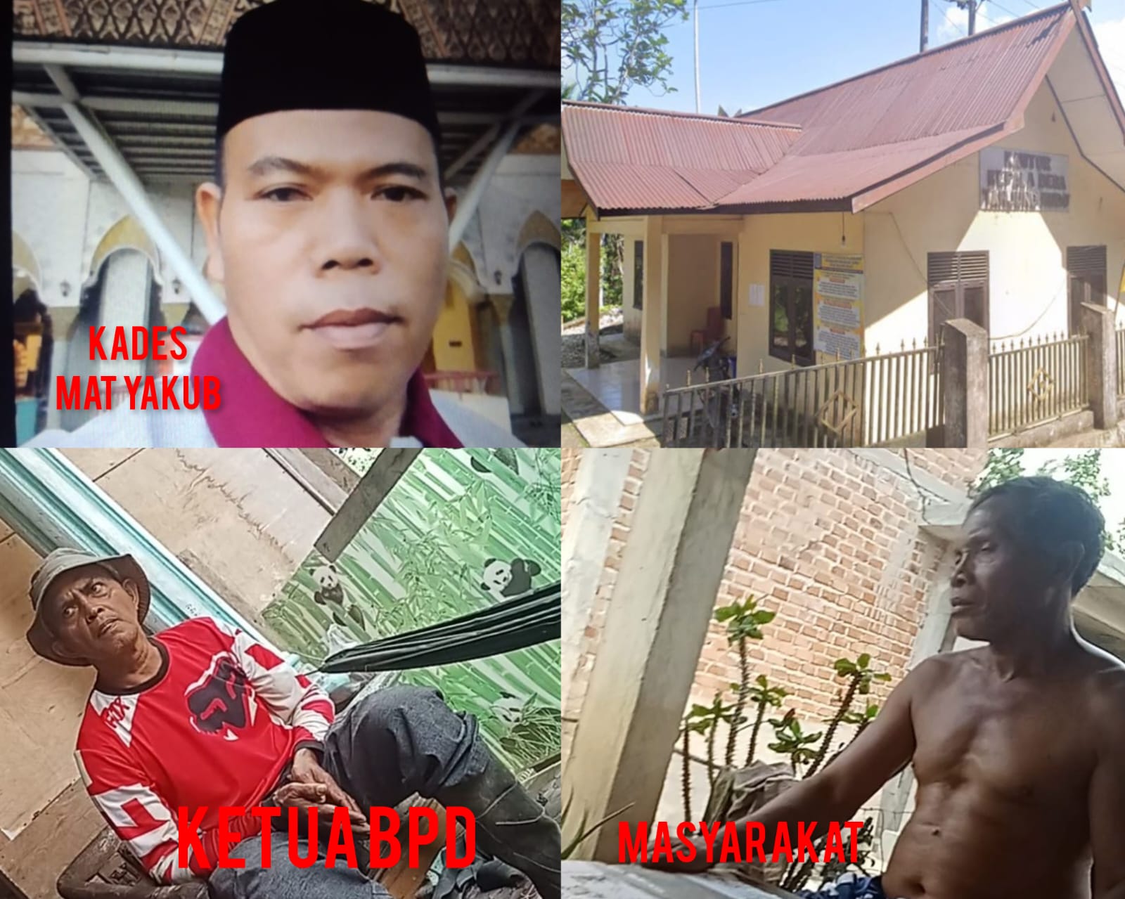 Diduga Kuat Dana Desa Tahun 2024 Dan 2025 Anggaran Penguatan Ketahanan Pangan  Di Mark Up Kades Tanjung Mudo Mat Yakub