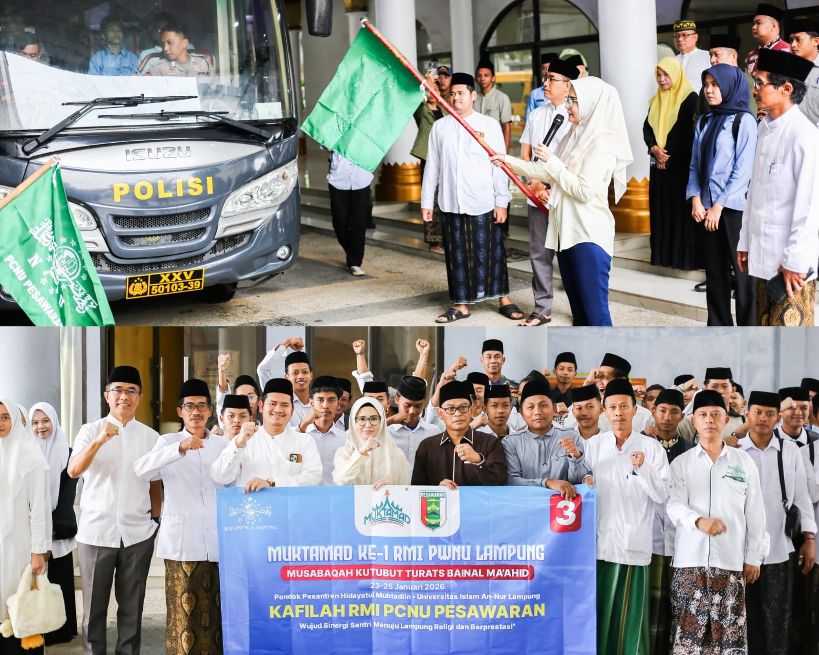 Bupati Pesawaran Resmi Lepas Peserta Perlombaan Muktamad RMI Tingkat Provinsi Lampung