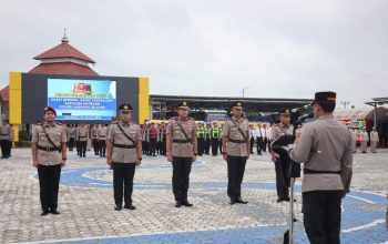 Mutasi Pejabat Polres Lamsel Kasat Reskrim, Lantas dan Kapolsek Katibung Berganti