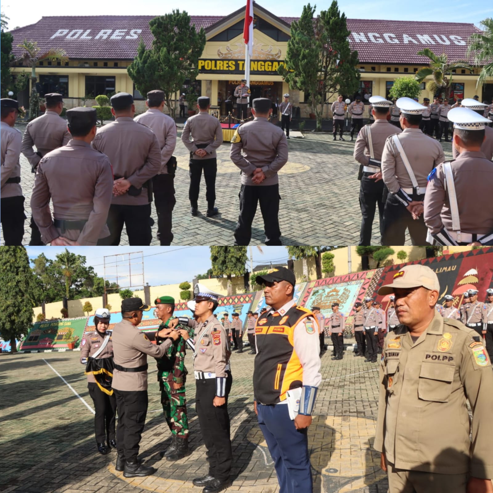 Polres Tanggamus Gelar Apel Operasi Keselamatan Krakatau 2026, Libatkan TNI dan Instansi Terkait