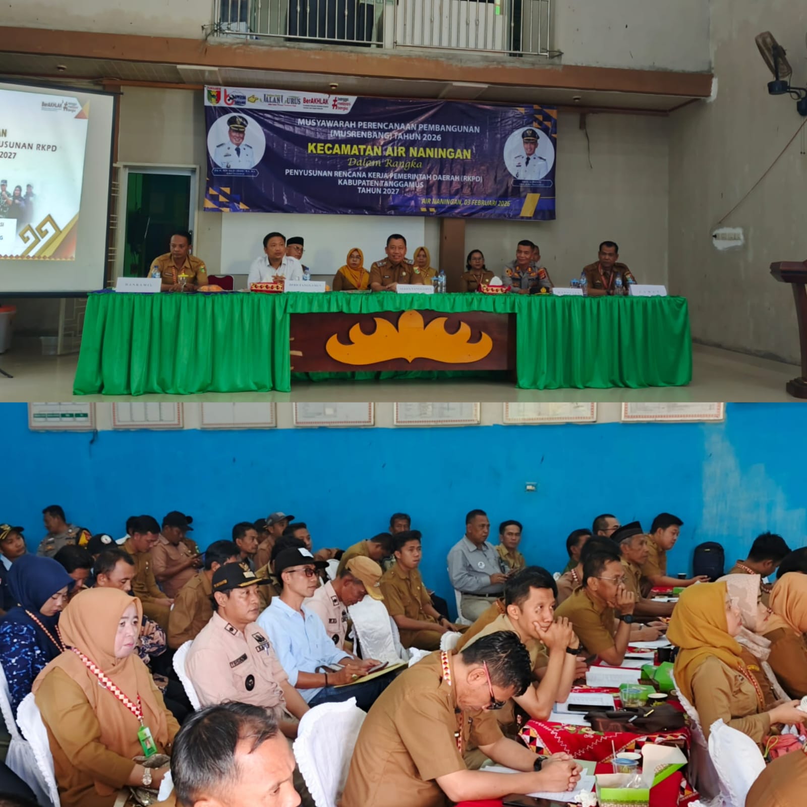 Bupati Tanggamus Buka Musrenbang RKPD 2026 di Air Naningan, Tekankan Skala Prioritas Pembangunan