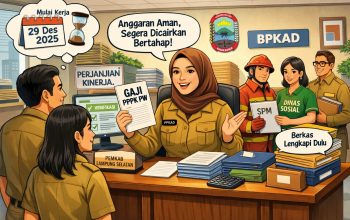 Gaji PPPK Paruh Waktu Lamsel Siap Masuk Rekening, Enam Perangkat Daerah Mulai Proses