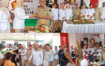 Gerindra Pesawaran Rayakan HUT ke-18 Dengan Aksi Sosial dan Donor Darah