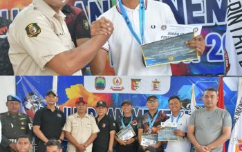 Banggakan Satuan, Prajurit Yonif 7 Marinir Raih Juara 3 Dalam Lomba Menembak Perbakin Lampung Selatan