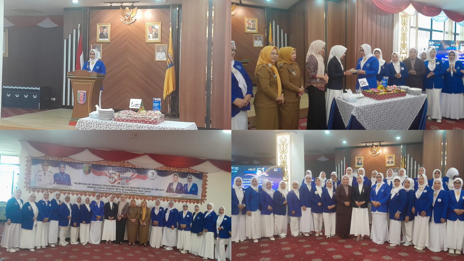 IWAPI Provinsi Lampung Memperingati HUT Ke-51 Yang Digelar Di Ruang Balai Keratun