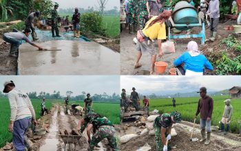 Hari Ketiga TMMD Ke-127: TNI dan Masyarakat Gotong Royong Bangun Jalan dan Talud