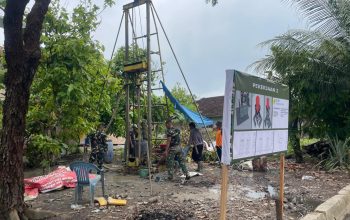 Progres Pembangunan Sumur Bor TMMD di Sejumlah Titik Guna Perkuat Akses Air Bersih untuk Warga
