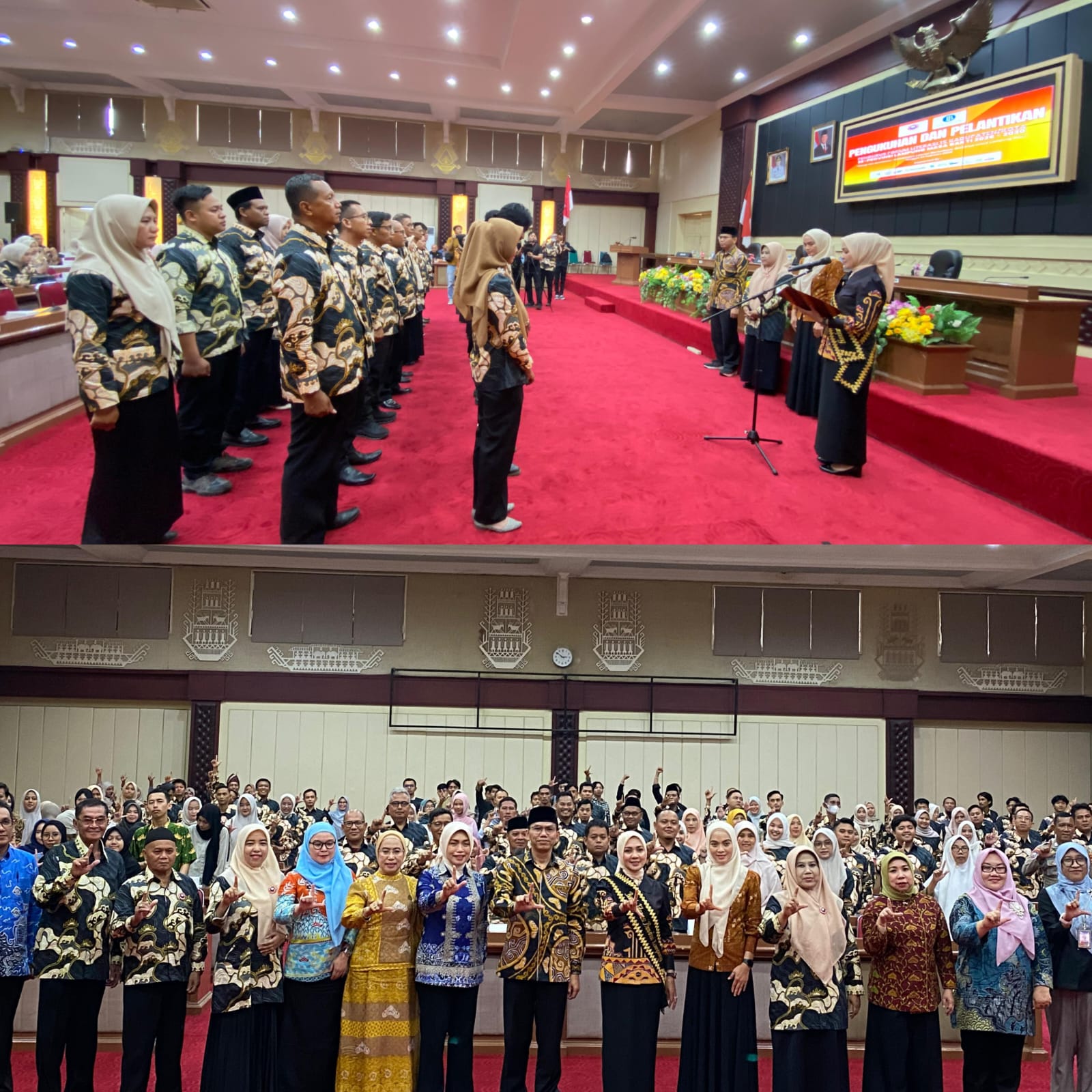 FLL Kukuhkan Pengurus 15 Kabupaten/Kota, Eni Amaliah Ajak Perkuat Kolaborasi Gerakan Literasi Lampung