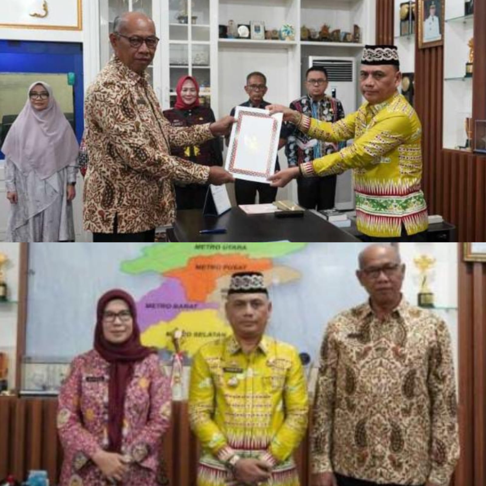 Dr.Kusbani Resmi Gantikan Dra Bayana Sebagai (Plh) Sekda Kota Metro